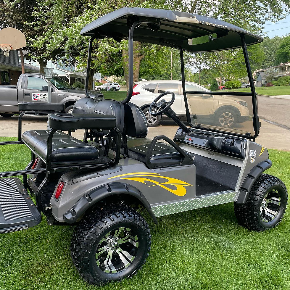 Thumbnail: EZ-GO 4 seater electric golf cart 