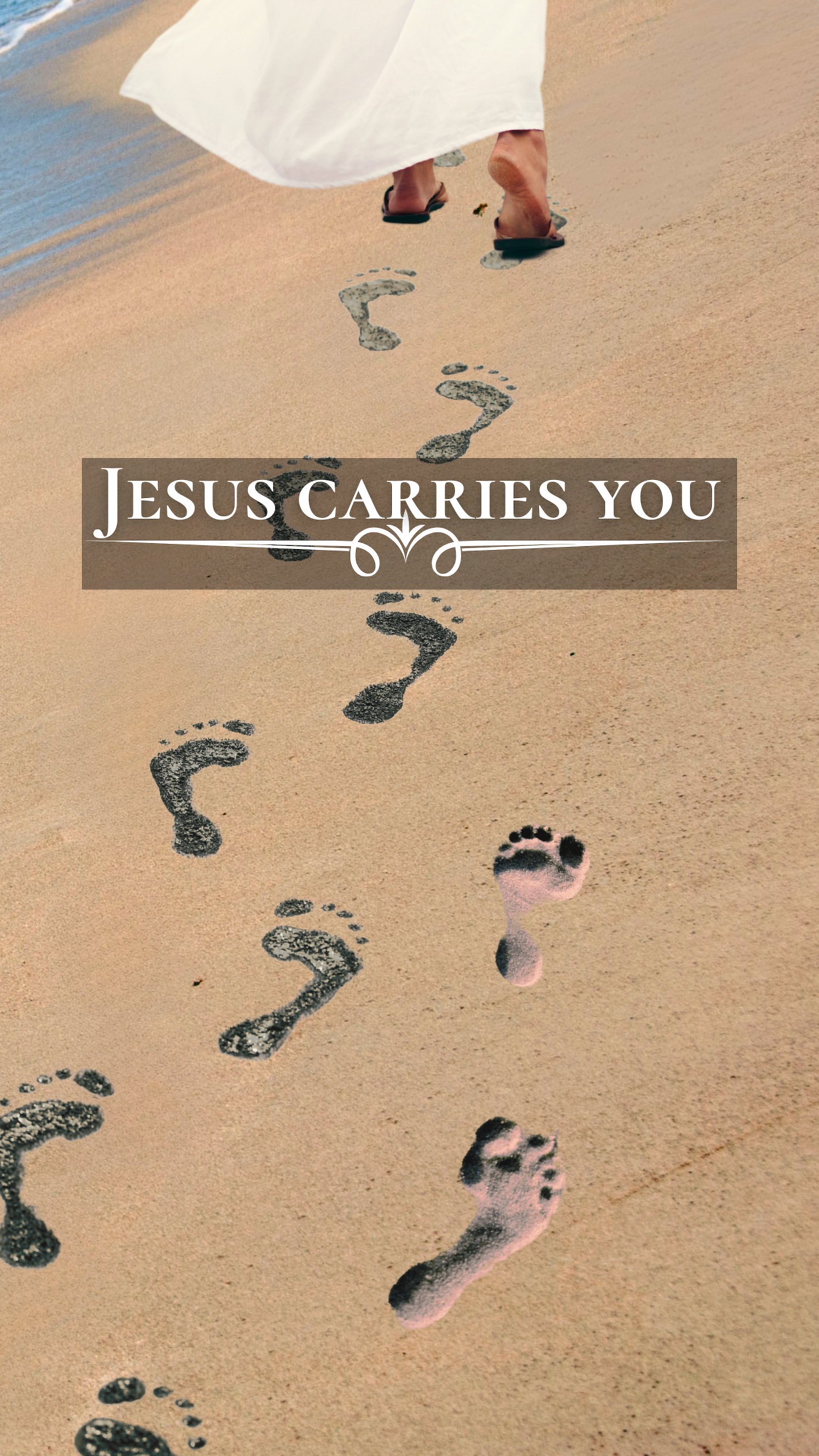 Jesus carries you