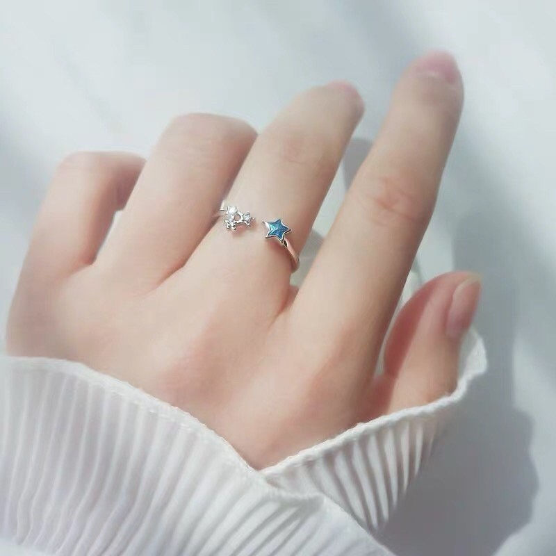 Thumbnail: Nhẫn sao đá bạc S925