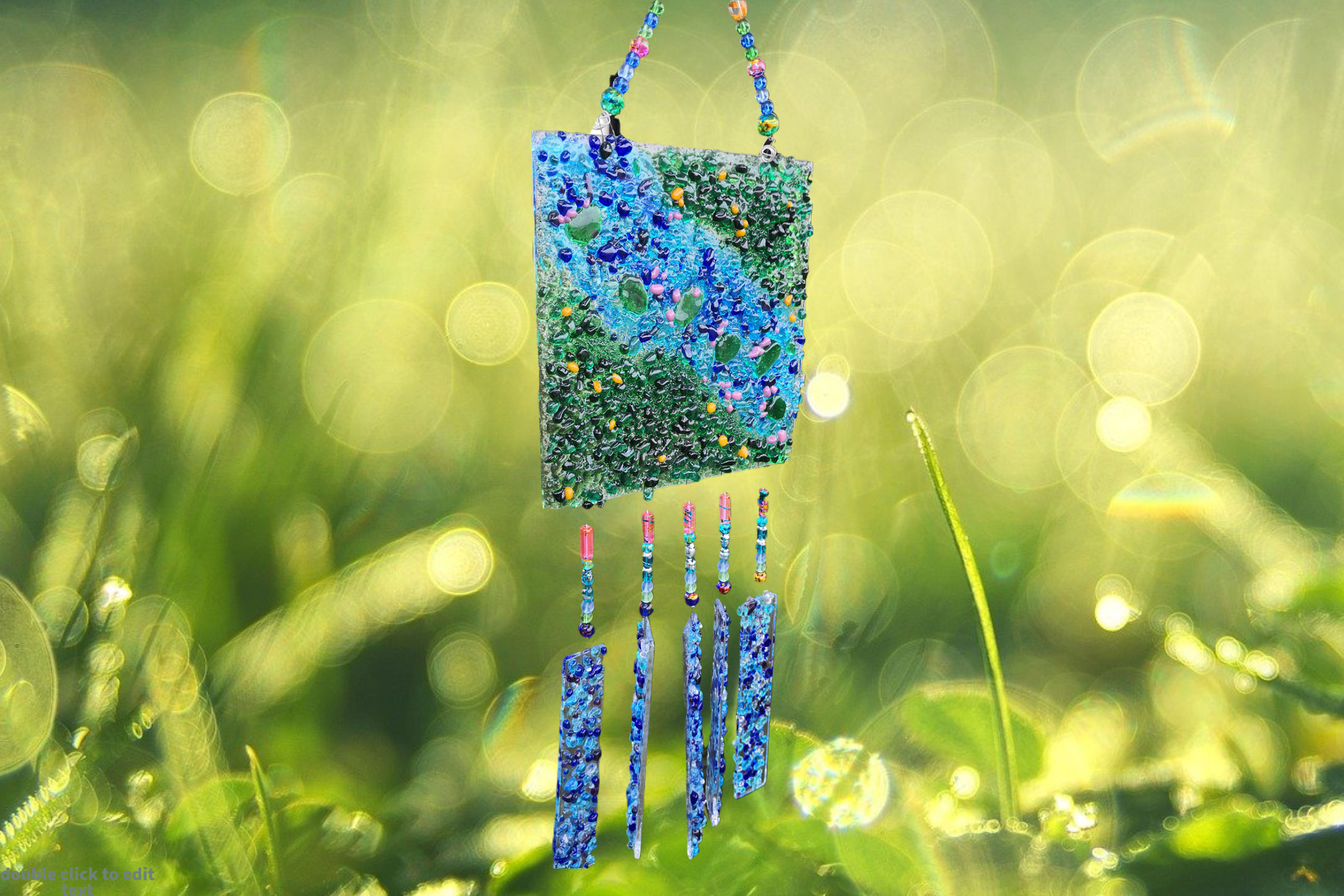 Monet's Waterlilies Wind Chimes