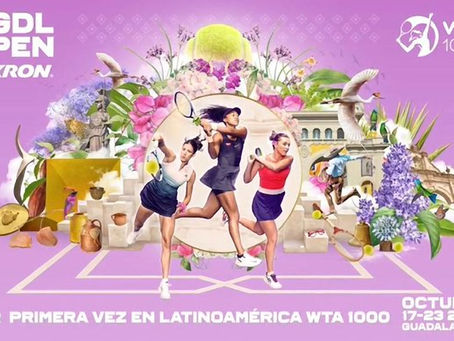 Otro WTA para México: GDL Open Akron WTA1000