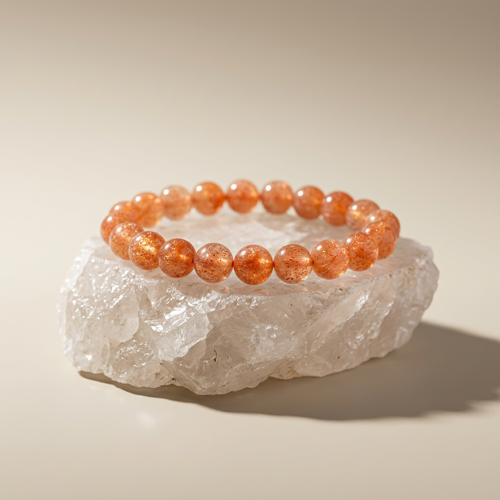 Sunstone Crystal Bracelet