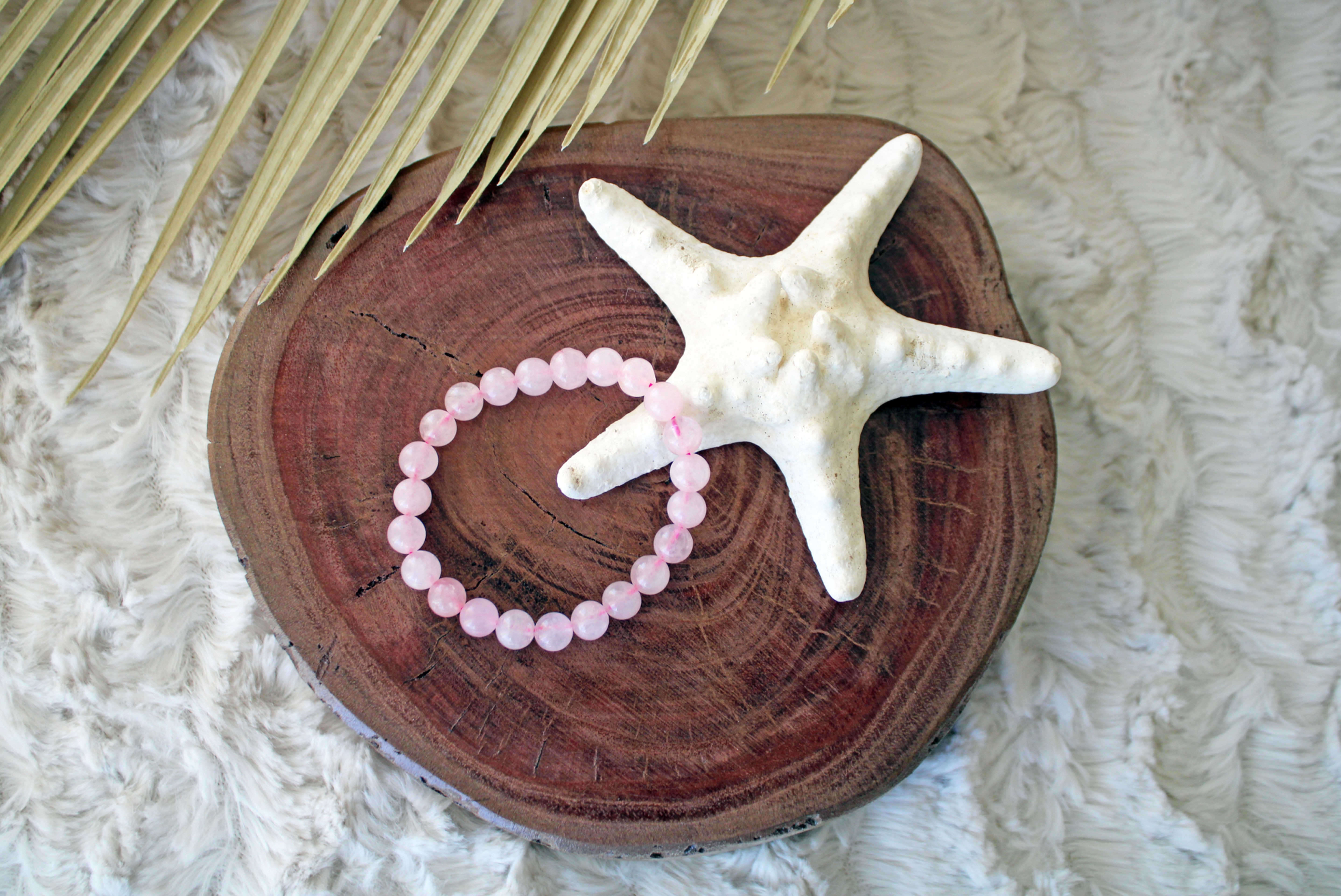 Rose Quartz Crystal Bracelet