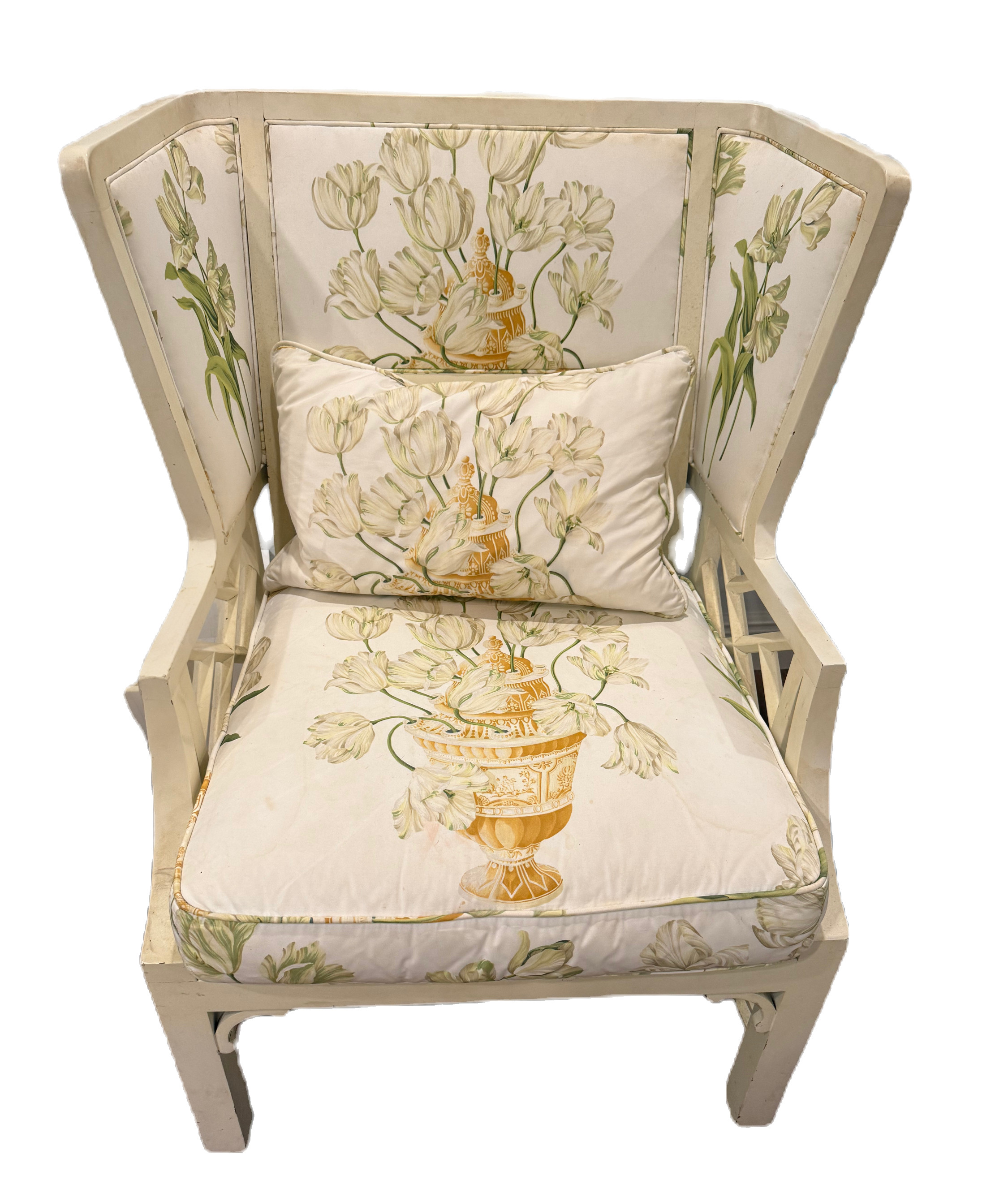 Oscar De La Renta Winged Chair