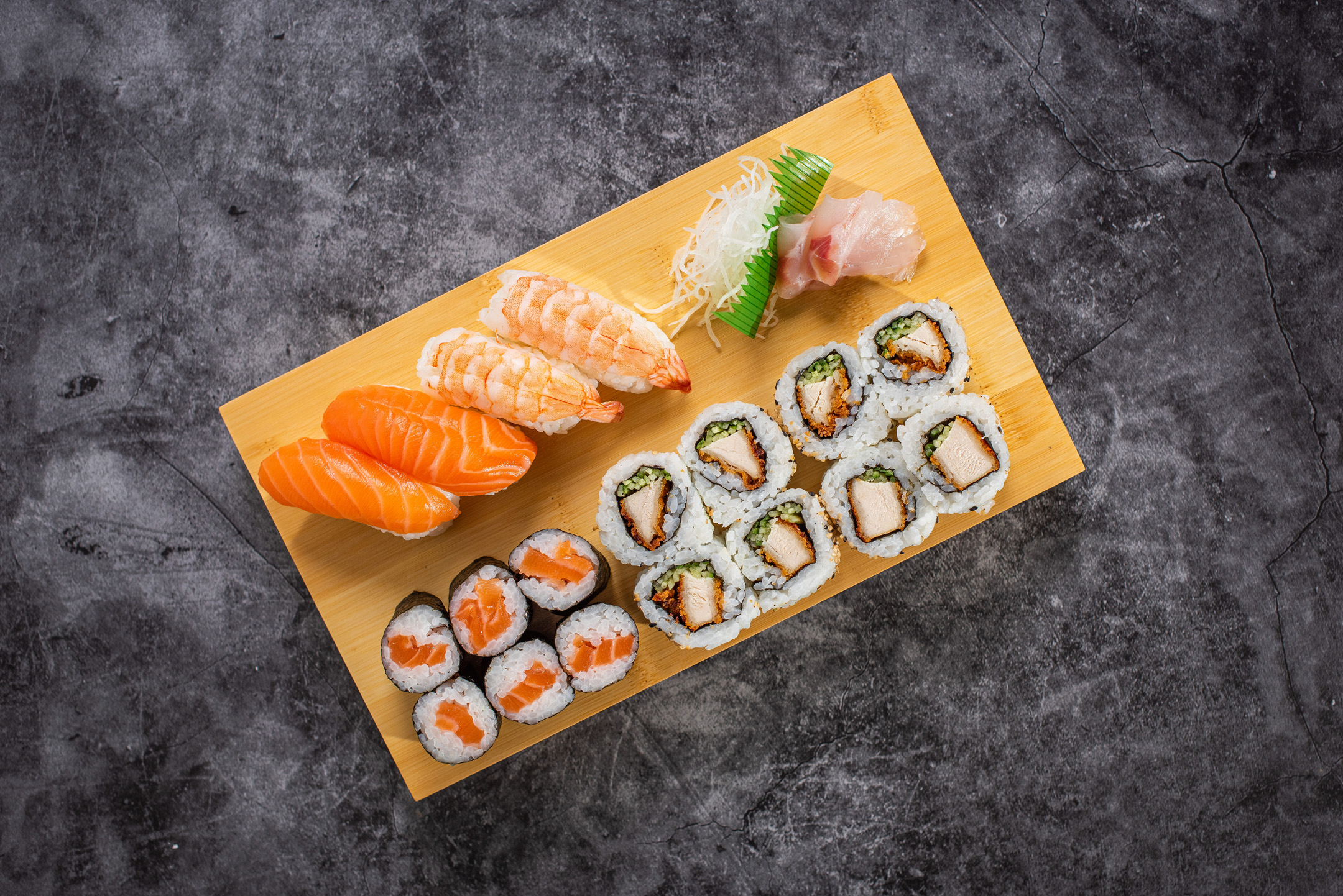 Arranged Food and Objects
