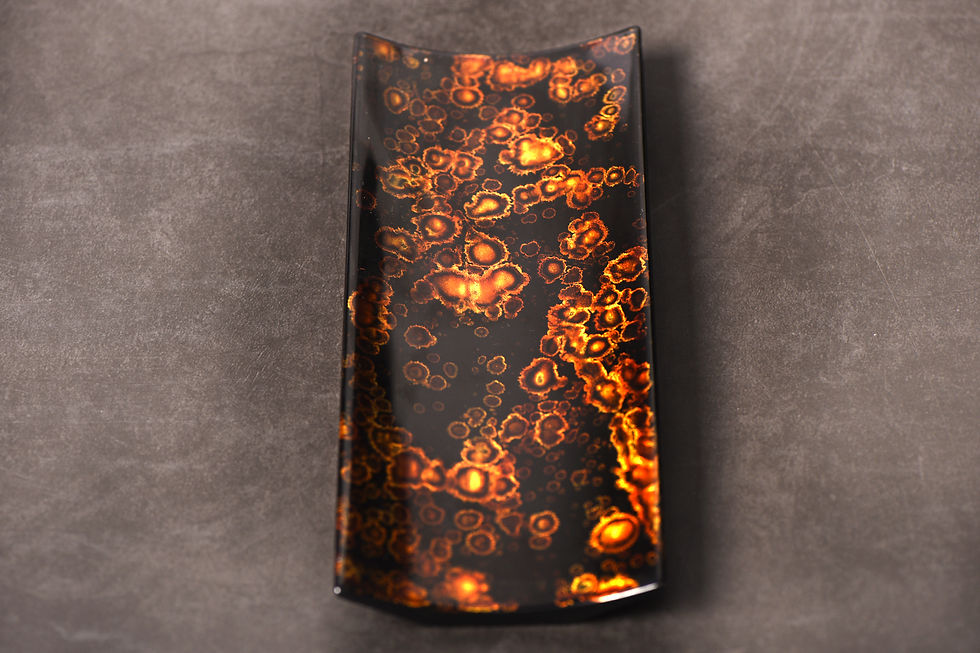 Thumbnail: Liu Jin Lacquer Tea Towel Holder Tea Ceremony Accessory (black/gold)