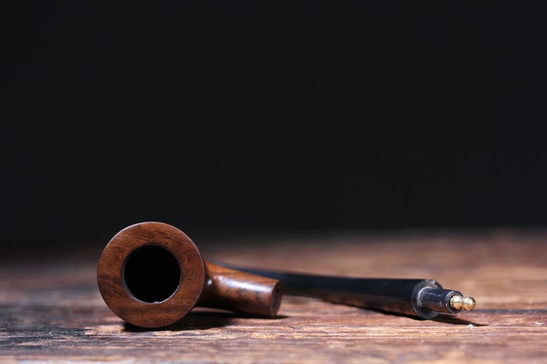Thumbnail: Leadwood Churchwarden Pipe