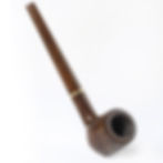 Thumbnail: Billiard Tobacco Pipe Ebony Handmade Wood Stem