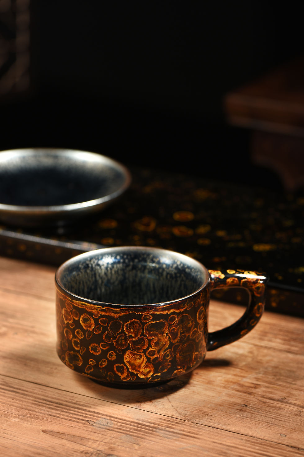 Thumbnail: Coffee Cups with Saucers, Set of 2