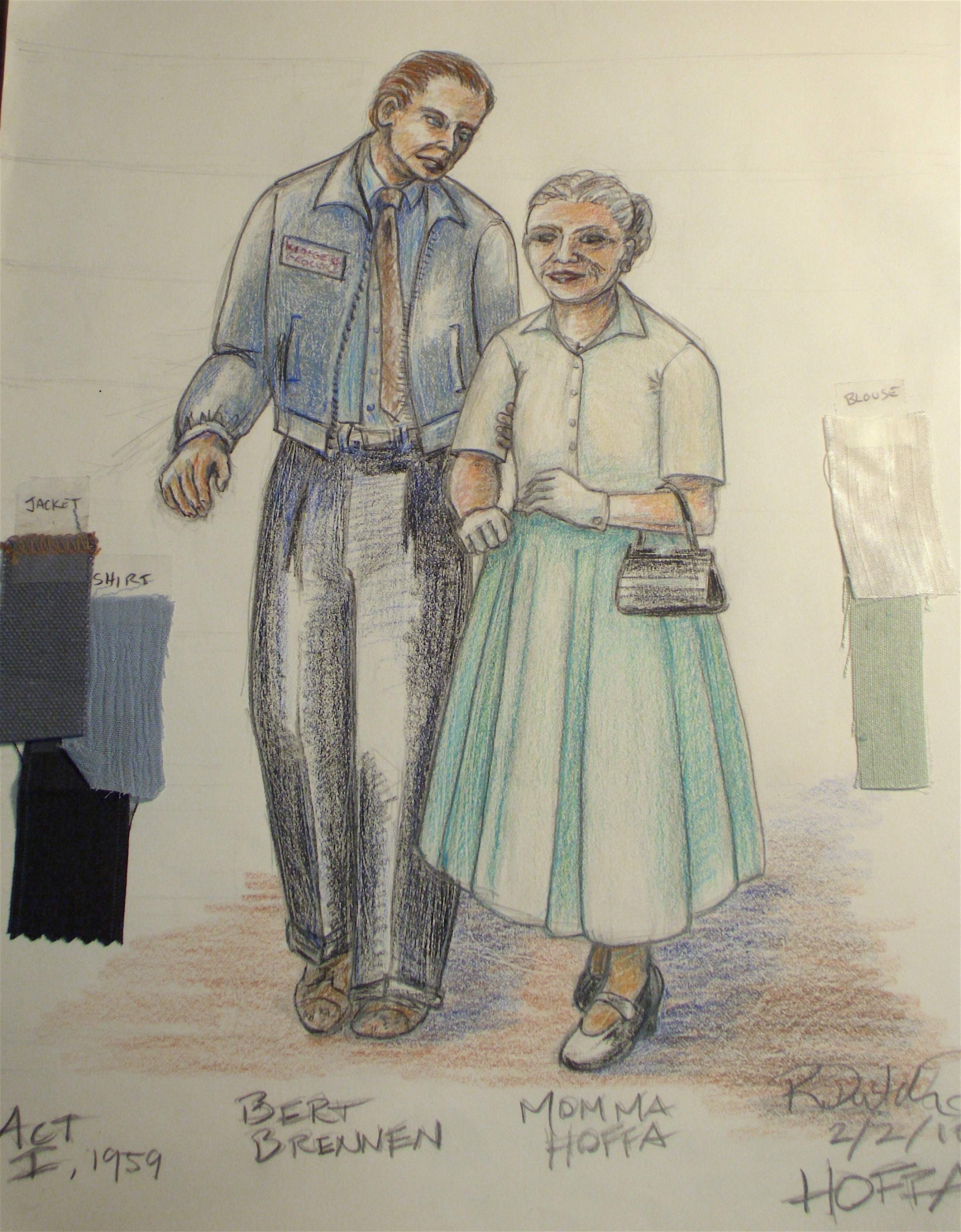 Bert Brennan & Mama Hoffa, 1959