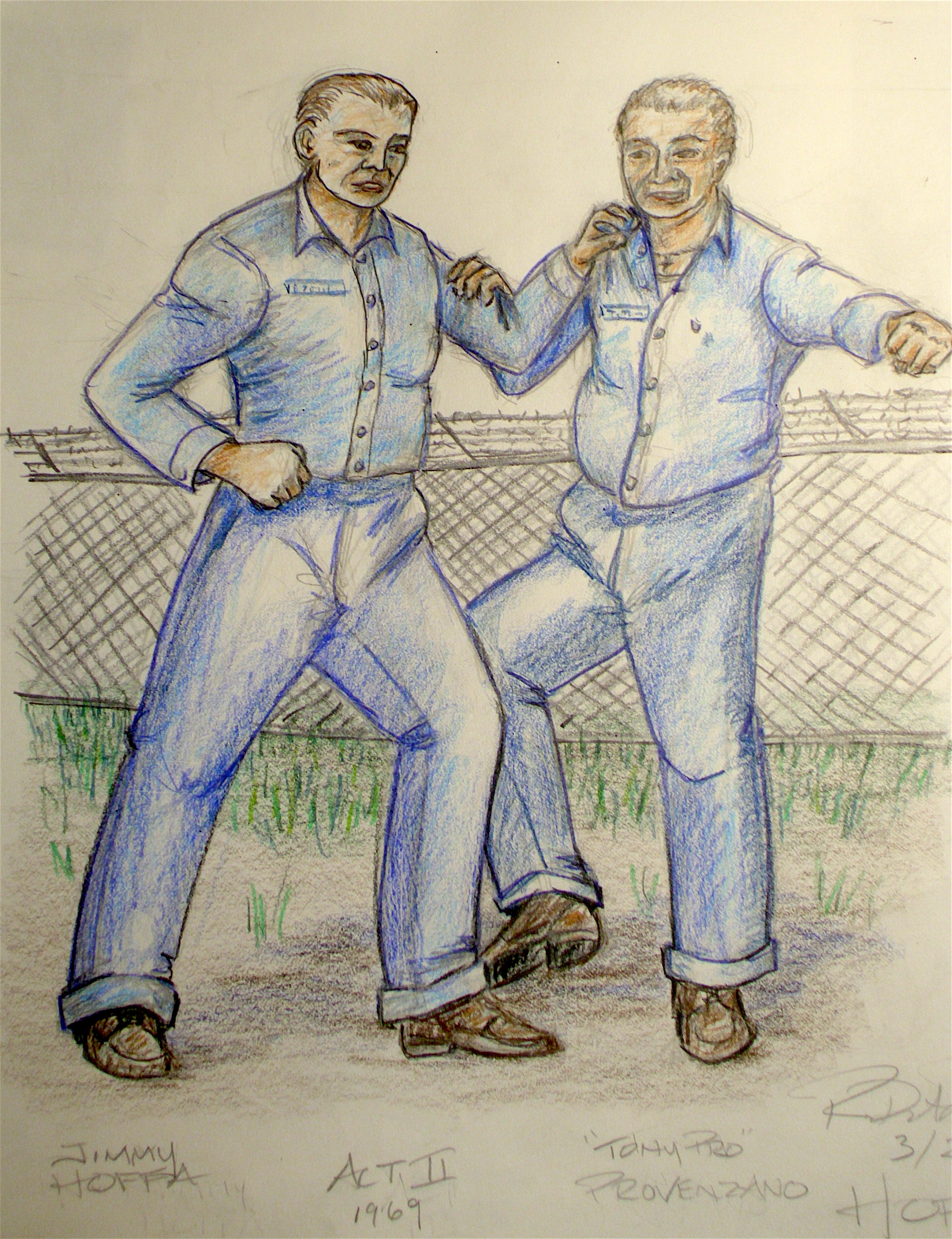 Jimmy Hoffa & Tony Provenzano, 1968