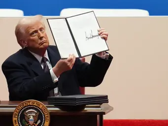 Trump ends 'electric vehicle mandate,' withdraws US from Paris climate agreement