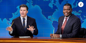 Colin Jost, Michael Che shock with new 'SNL' Weekend Update joke swap