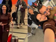 Սուպեր Սաքոն ծաղկեփնջով դիմավորում է իր պրոդյուսերին