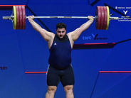 Ծանրամարտի ԱԱ Վարազդատ Լալայանը փոքր ոսկե մեդալ նվաճեց պոկում վարժությունում