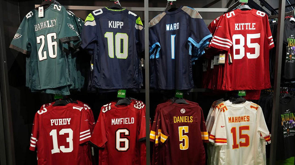 What caused 400% surge in Patriots/Seahawks jersey sales?