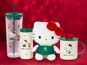 Starbucks Hello Kitty collab includes plush, mug, more. How to get the items.