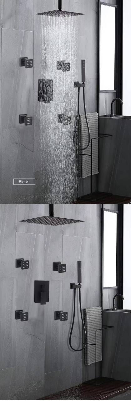 Thumbnail: Luxury Full Body Spa Rain Shower System – 6-Jet Massage Panel
