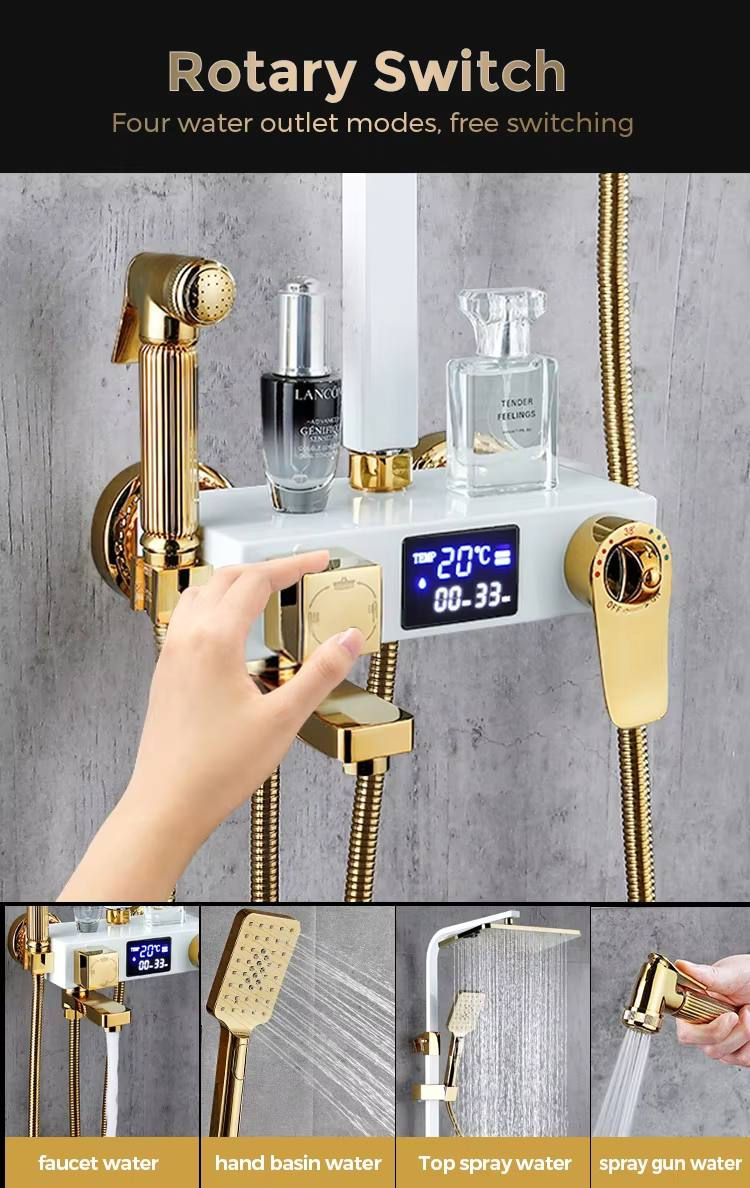 Thumbnail: Digital Shower System – Smart Thermostatic & Hot-Cold Mixer Collection