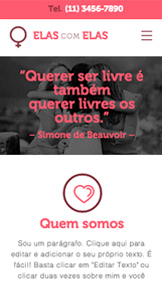 Ver todos os templates website templates – ONG Mulher