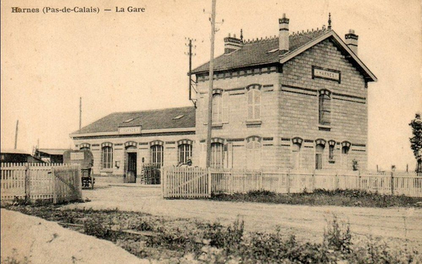 Gare de Harnes - après guerre