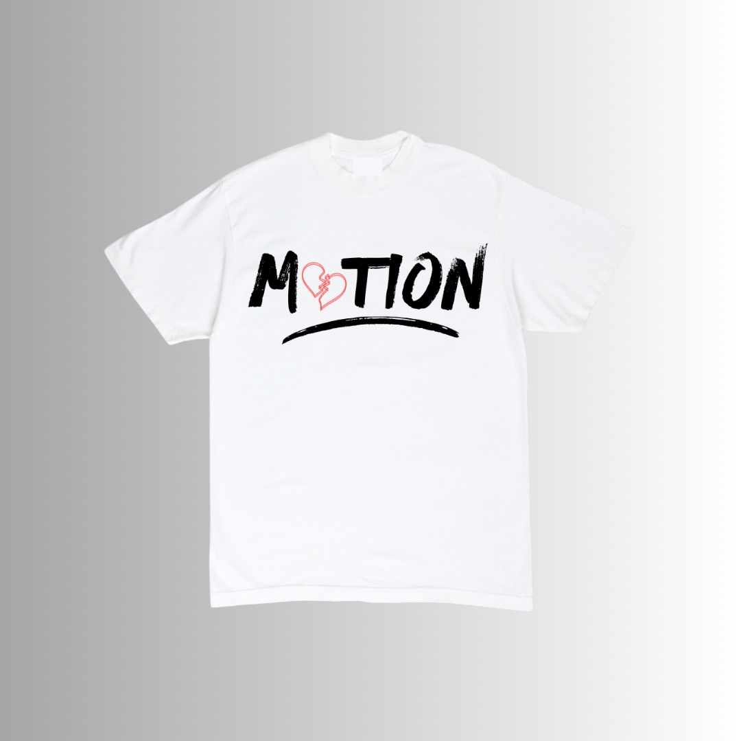 "Motion" Heavyweight Shirt White