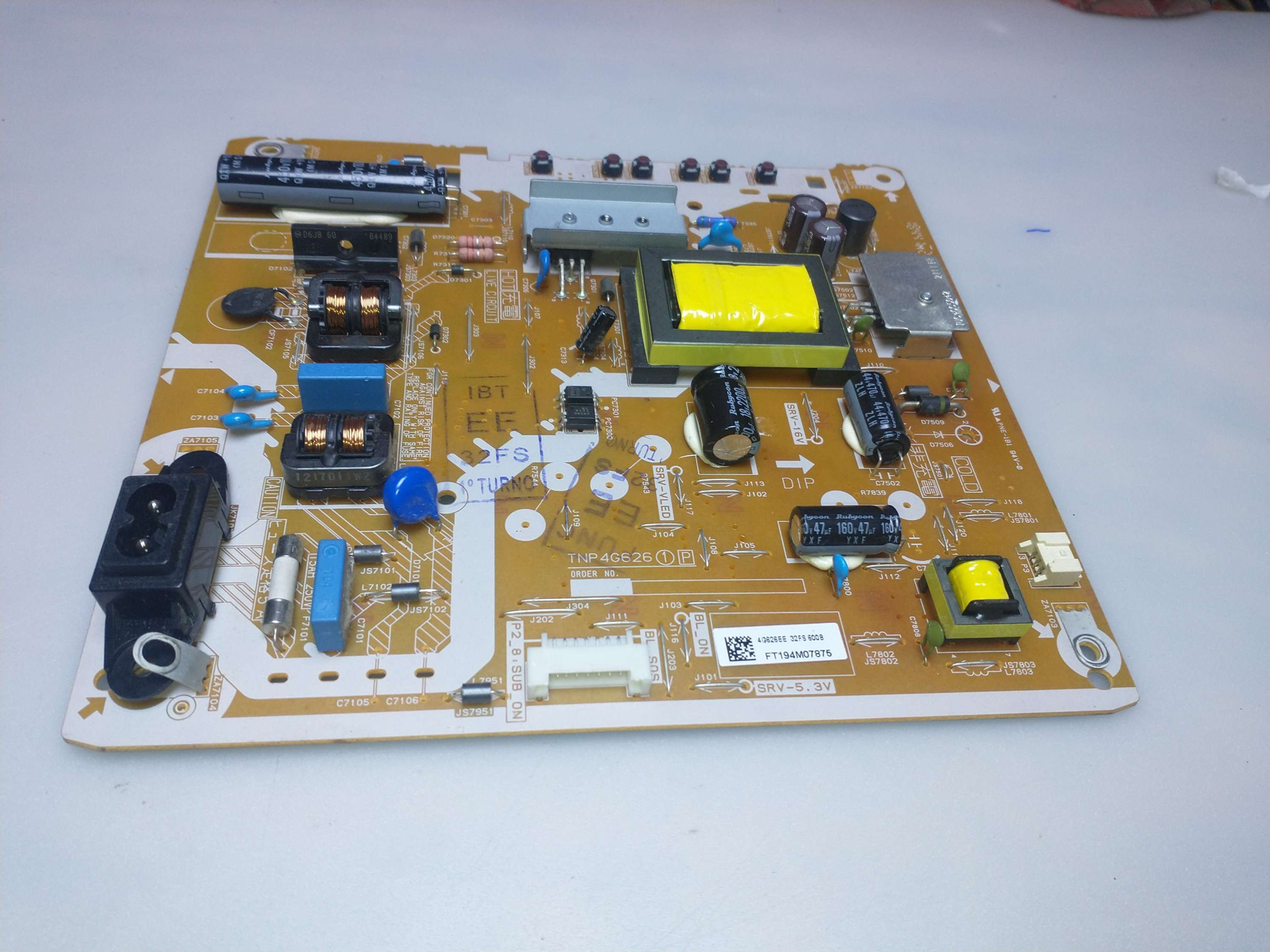 Fonte panasonic modelo: tc-32fs600b