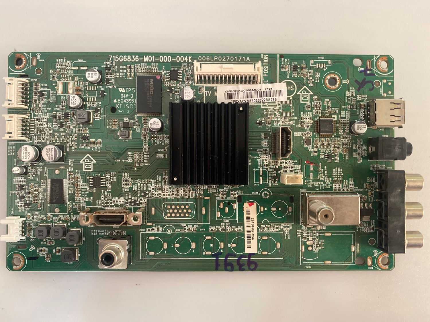 Placa Principal Aoc LE43D1452 / 715G6836-M01-000-004K 