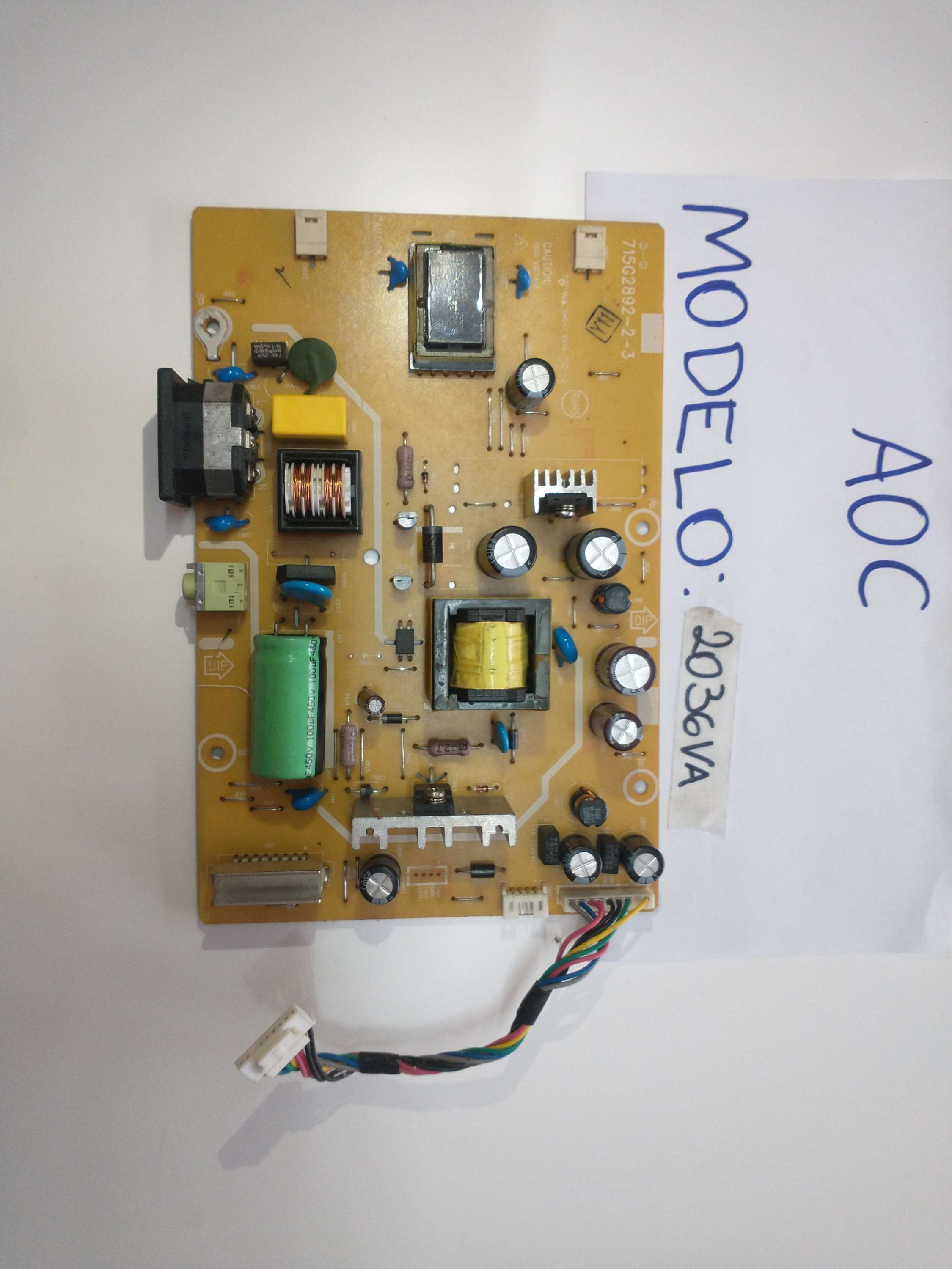 Fonte de monitor AOC modelo:2036va