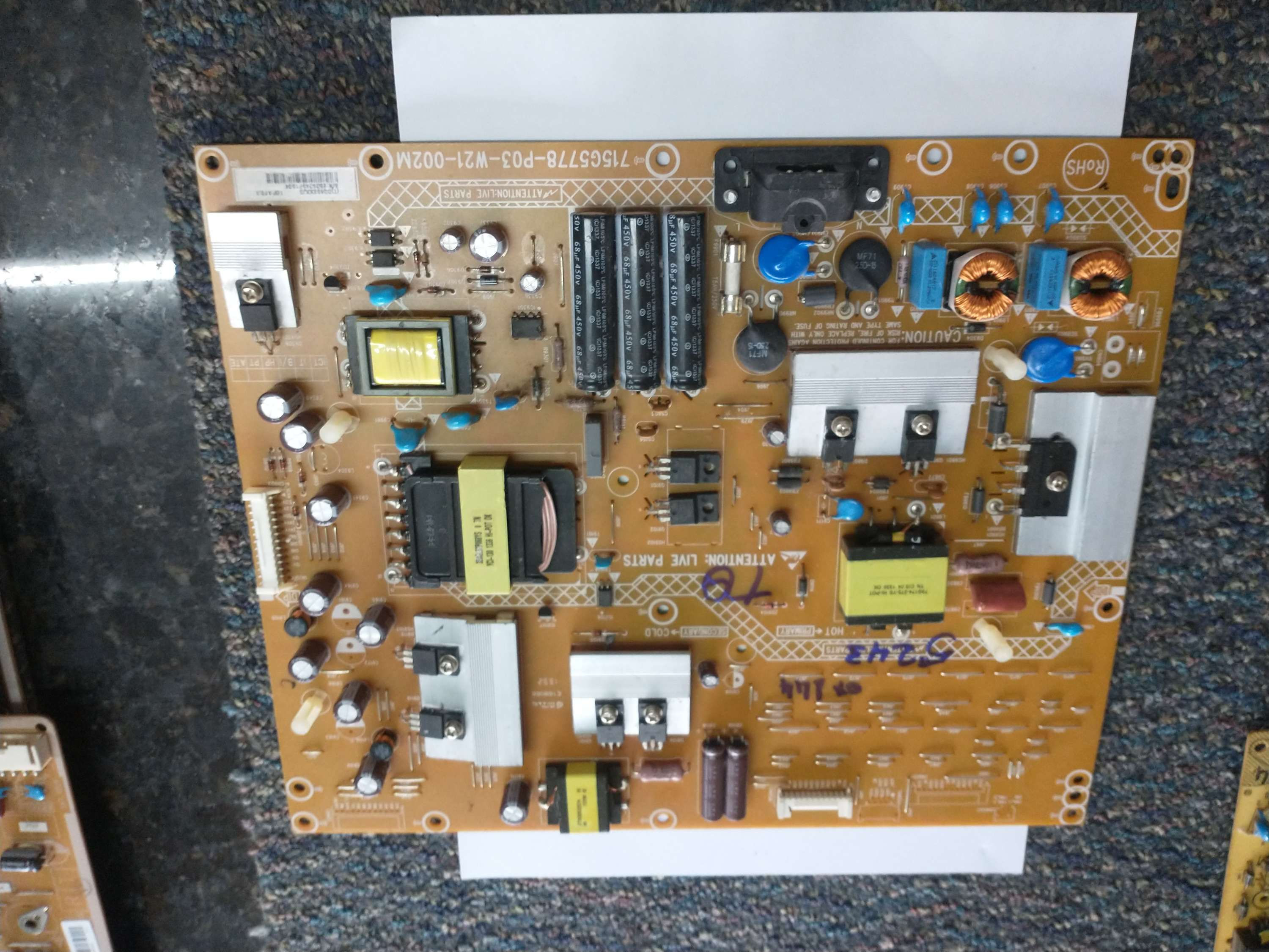 Placa fonte Philips: 42PFL5508