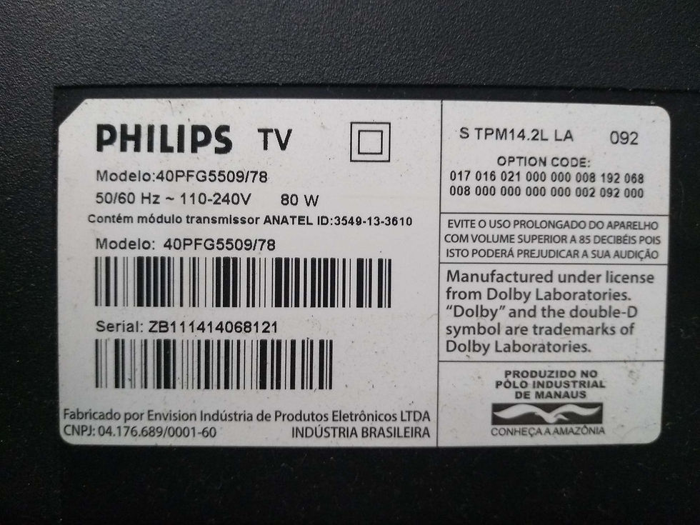 Miniatura: Placa Principal Philips 40PFG5509/78 (715G6210-M01-000-004K)