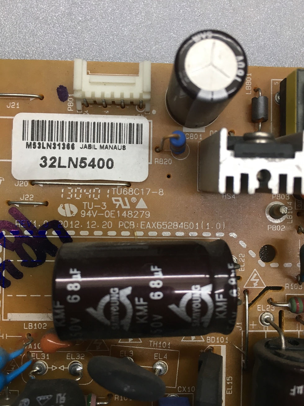 Miniatura: Placa Da Fonte Lg 32LN540B - EAX65284601