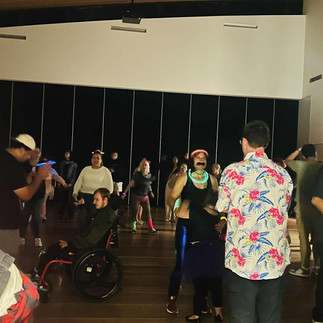 lost of colour at our disability disco