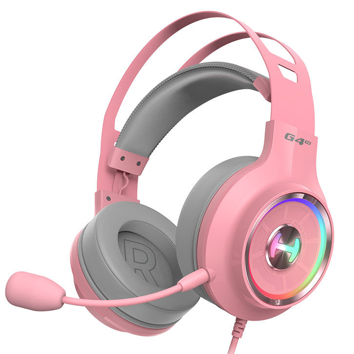 Pink Gamer Headset with Audio 7.1 Hecate G4TE-Pink