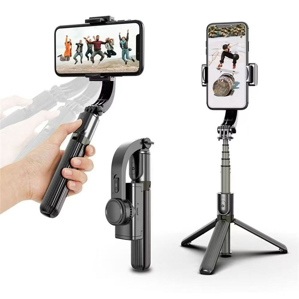Miniatura: ZJ-107 Portable And Modern Bluetooth Selfie Stick Mobile Phone Tripod