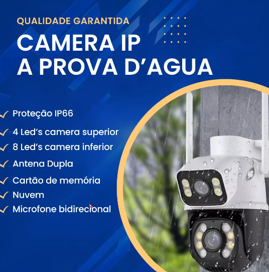 Miniatura: Camera External Security Dual Lens Zoom Tracking A28b - Neverdie store