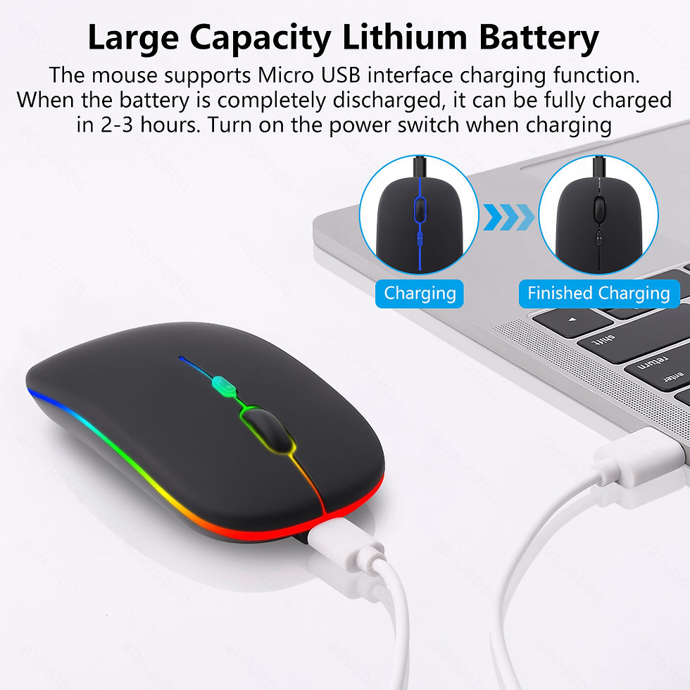 Miniatura: Bettdow Mouse Sem Fio Wireless 2400DPI 2,4GHz Bluetooth Mouse