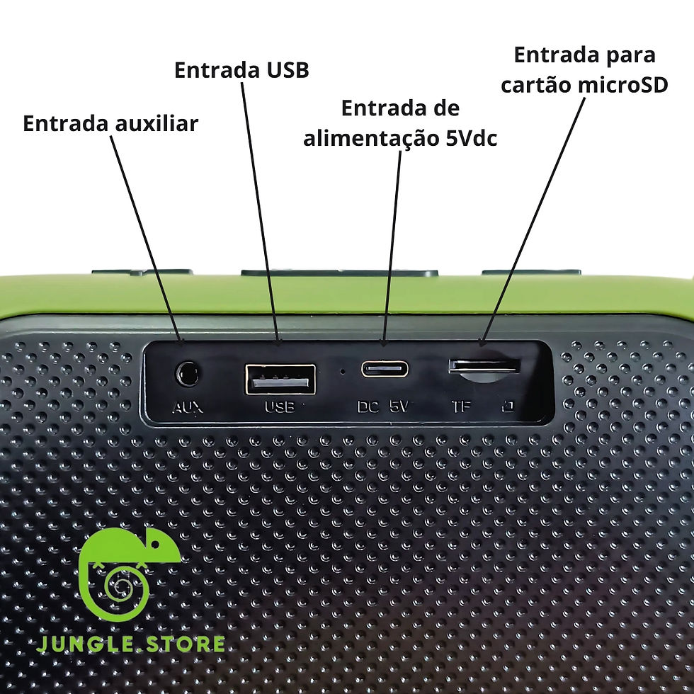 Miniatura: Caixa de Som Bluetooth com Alto-Falante Duplo e Subwoofer TWS Sem Fio D-G228