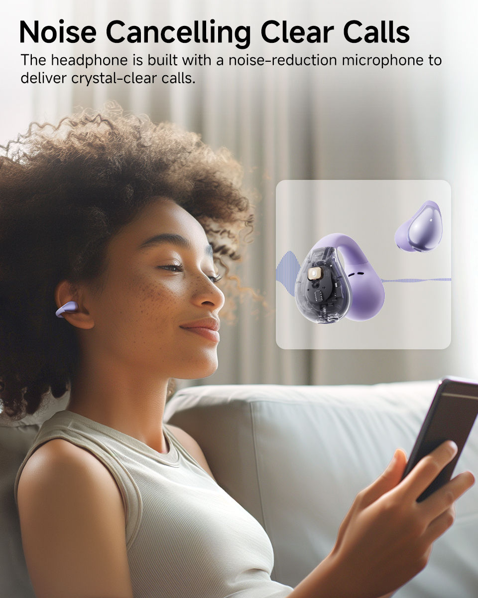 Miniatura: QCY Crossky C30 Wireless Earphones Bluetooth 5.4 Ear clip TWS Sports Earbuds Ope