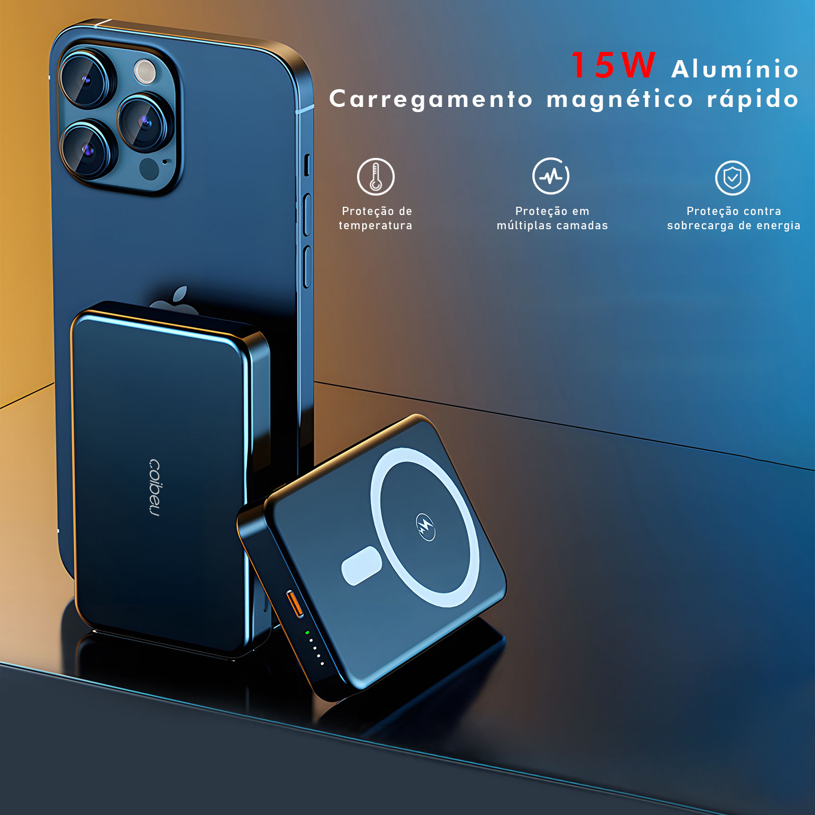 Magnetic Powerbank, Portable Charger, Power Bank, Portable Battery, Portable Ext