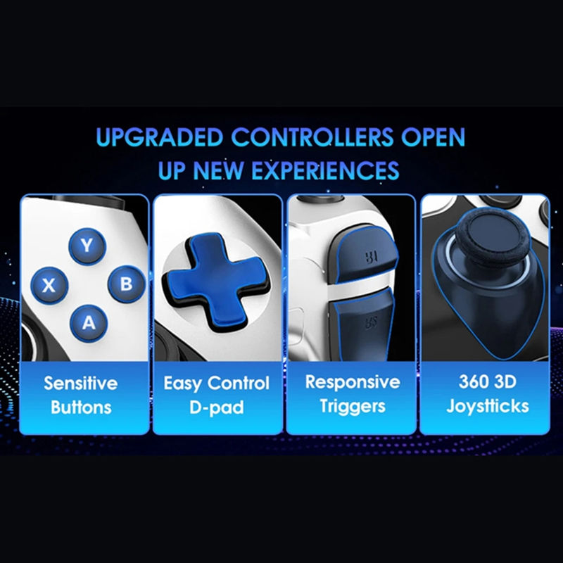 Miniatura: M15 4K TV Game Stick 64GB Built-in 3/40000+ Retro Games Console with Wireless Ga