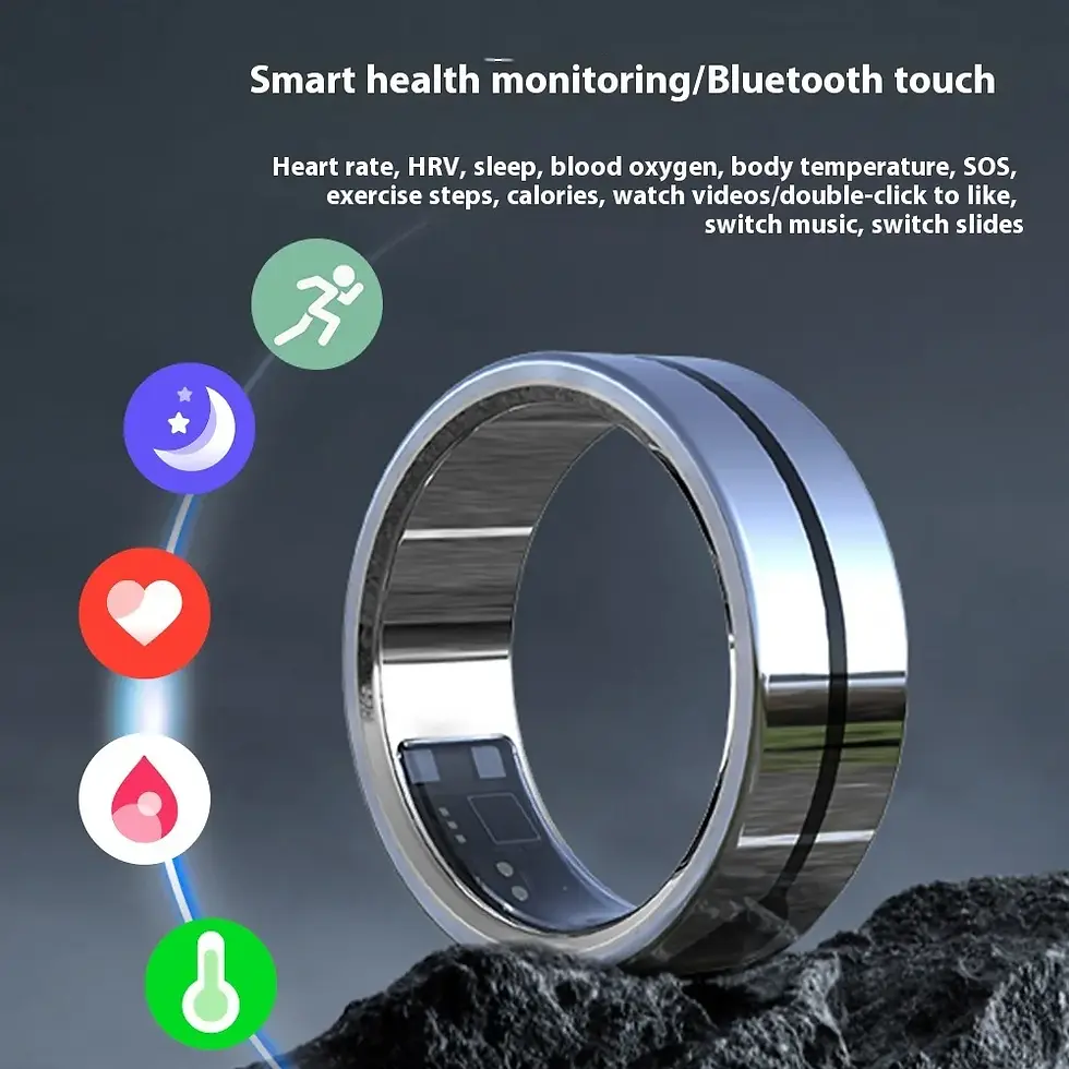 Miniatura: Smart Waterproof Bluetooth Sports Health Ring