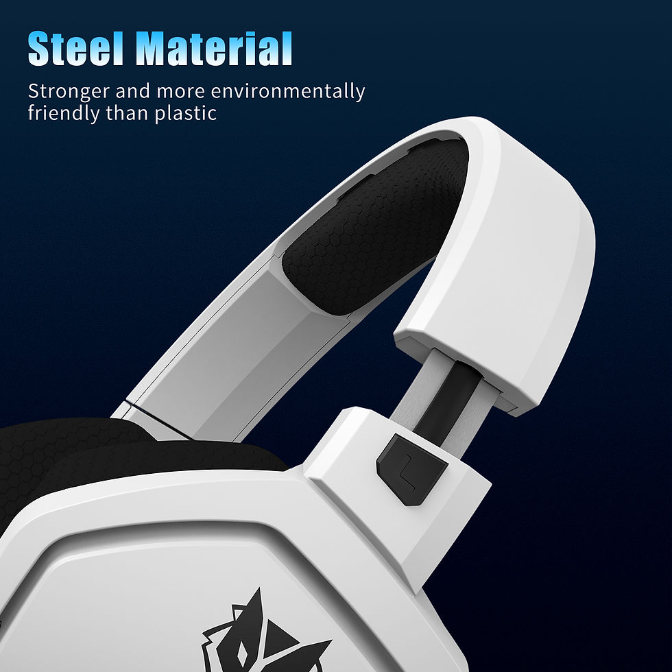 Miniatura: NUBWO G06 Dual Wireless Gaming Headset with Microphone for PS5, PS4, PC, Mobile,