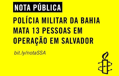 Comunicato Amnesty International Brasil