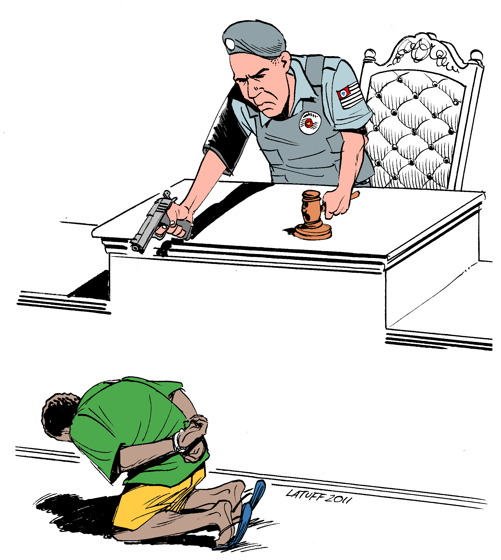 Vignetta di Carlos Latuff