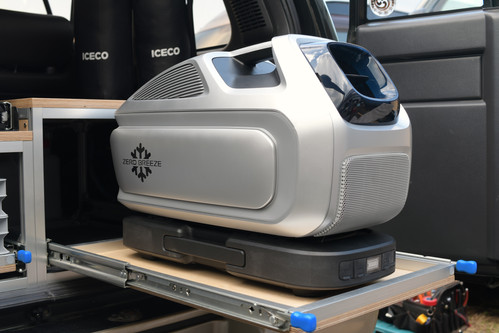 k*o様 ZERO BREEZE ポータブルエアコン 本体と予備バッテリー　送風 ZERO BREEZE Mark3｜アウトドアが快適！冷暖兼用ポータブル