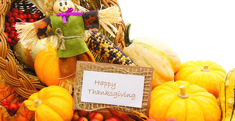 Happy Thanksgiving from all of us at Touch of Grace Family Medicine!