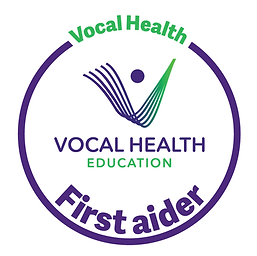 Vocal Health First Aider Badge