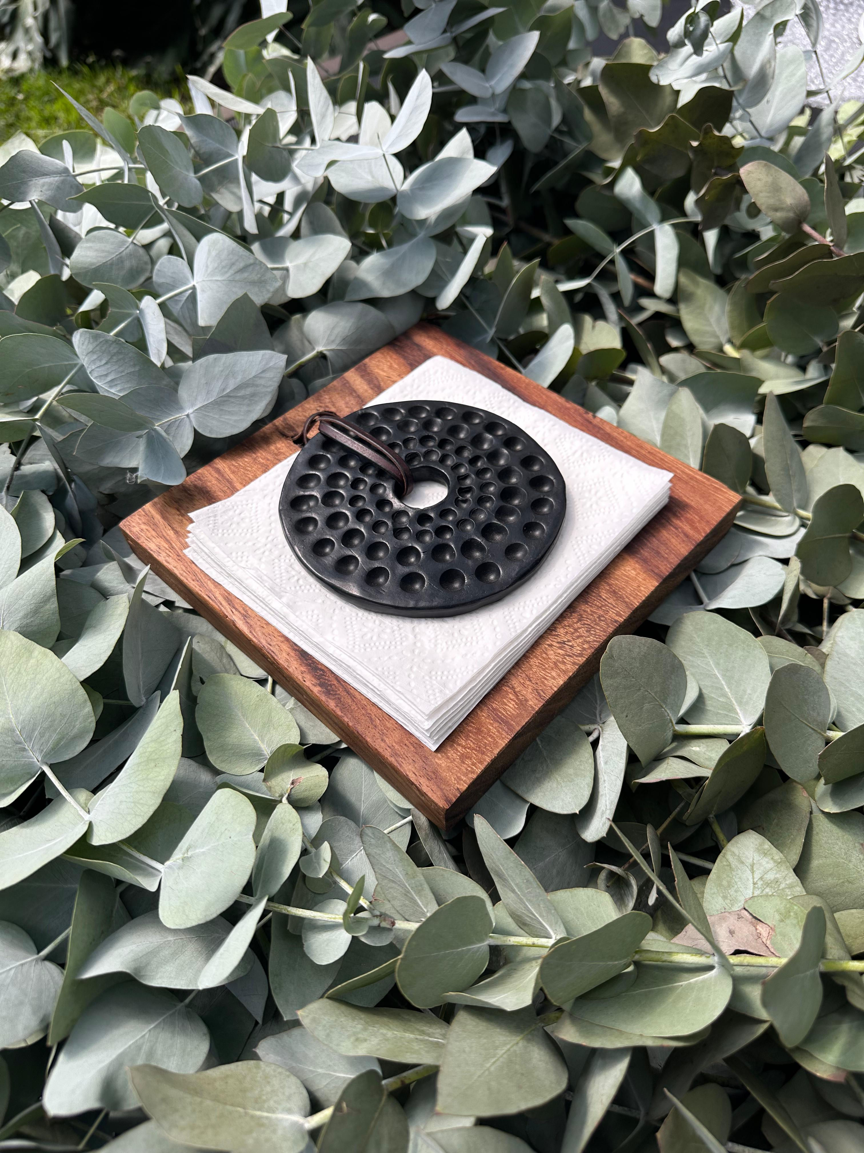 Servilletero Barro Negro