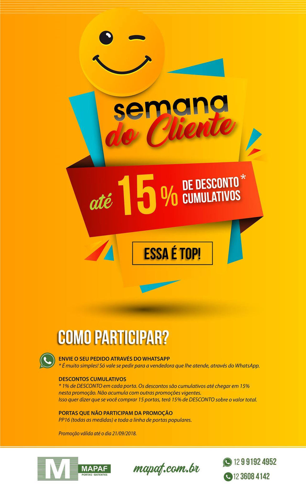 AQUI TEM SEMANA DO CLIENTE!